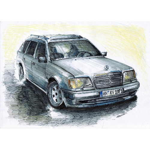 Mercedes Benz - Ihr Auto zu Papier gebracht!