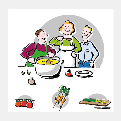Cucinotto, Küche und Kochen