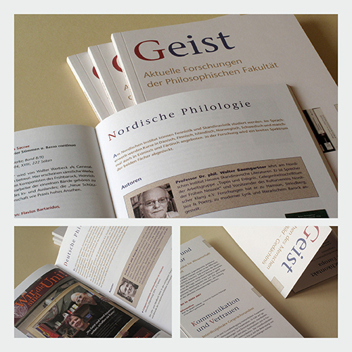 Broschüre und Flyer für die Uni Greifswald