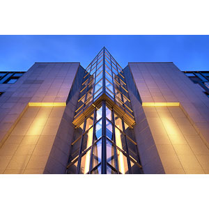 Architekturaufnahme blaue Stunde, Unternehmensfotografie