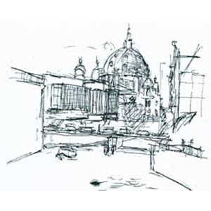 Berliner Dom mit Palast der Republik, Architekturzeichnungen