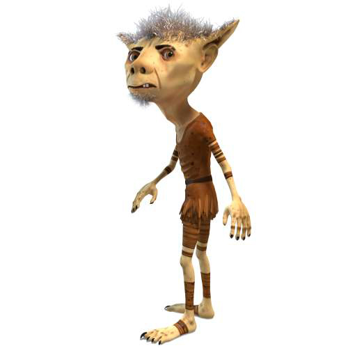 superrealistische Illustrationen: Goblin