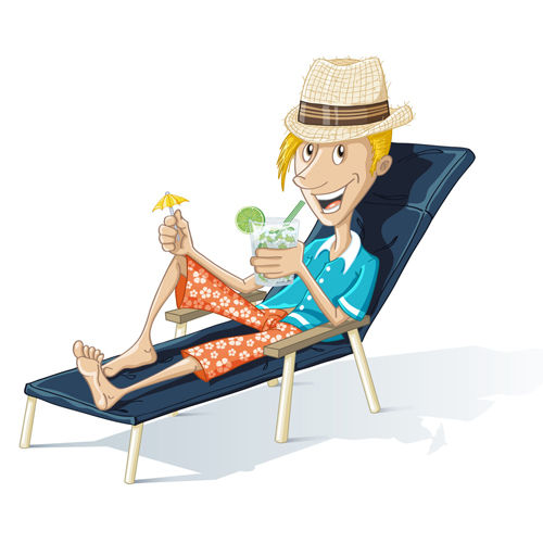 Buchcover Illustration - Urs, Caipirinha Früstücksclub - skurrile Kurzgeschichten
