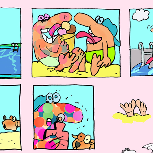 Wege der Ansteckung, Patienten-Infoblatt für Kinder und ihre Eltern, Illustrationen für Mediziner