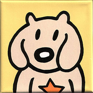 Dog Hundert (Hunni), Cartoon, Siebdruckedition