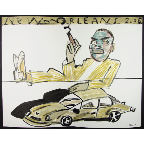 New Orleans, Illustration fr ein Plakat