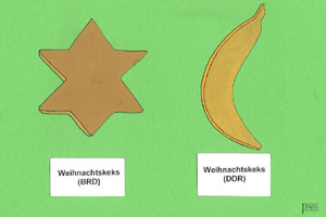 Weihnachtsplätzchen im Westen und im Osten