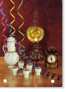 Weihnachtskarten aus der DDR, abgeheftet