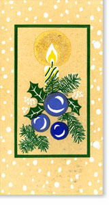 Weihnachtskarten aus der DDR, abgeheftet
