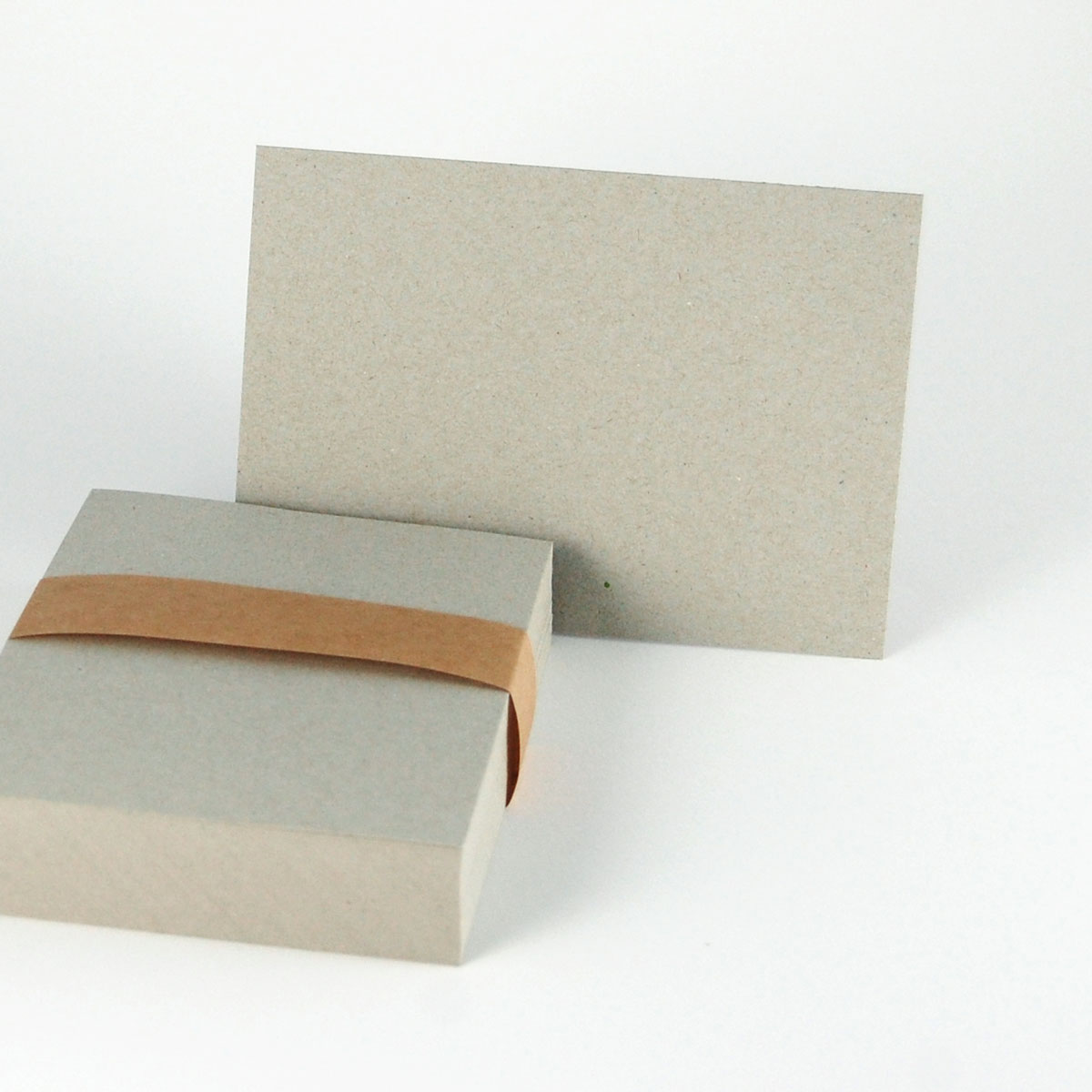 Blanko-Postkarten DIN A6 aus umweltfreundlicher Graupappe