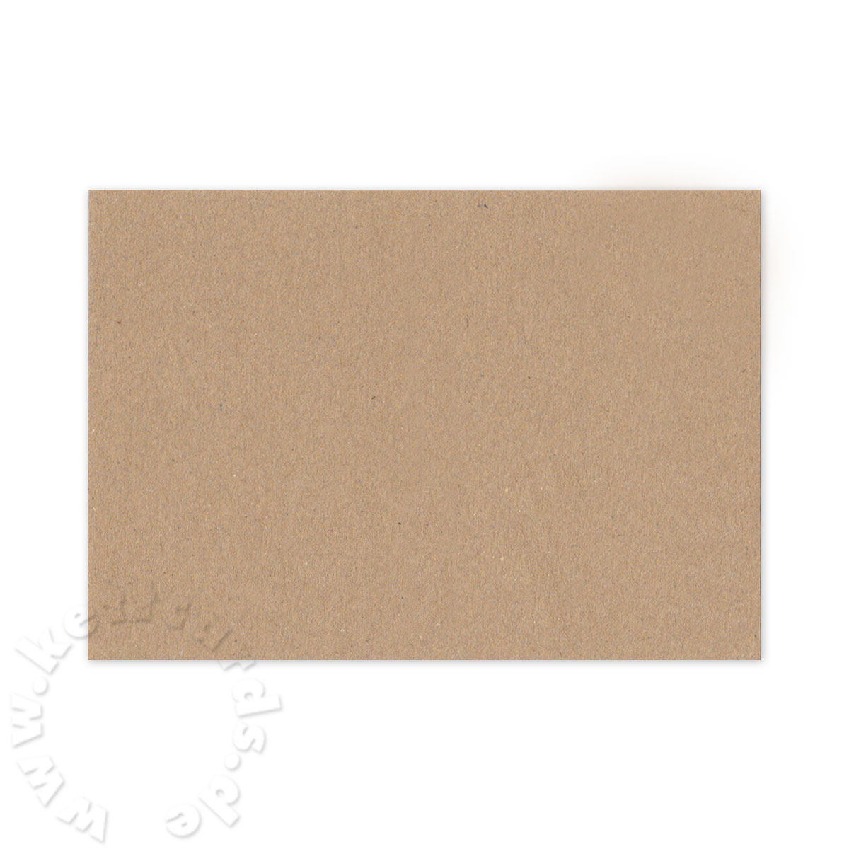 braune Recycling-Briefkarten DIN A6, 350 g/qm, Muskat Designrecycling