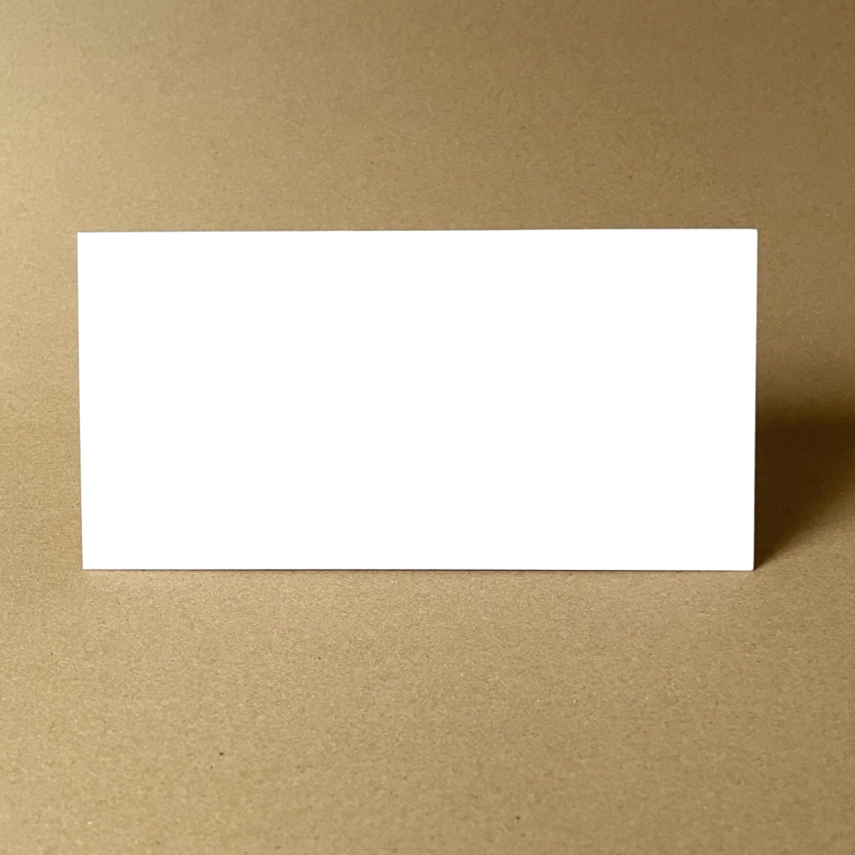 weiße unbedruckte Blankopostkarten, DIN lang
