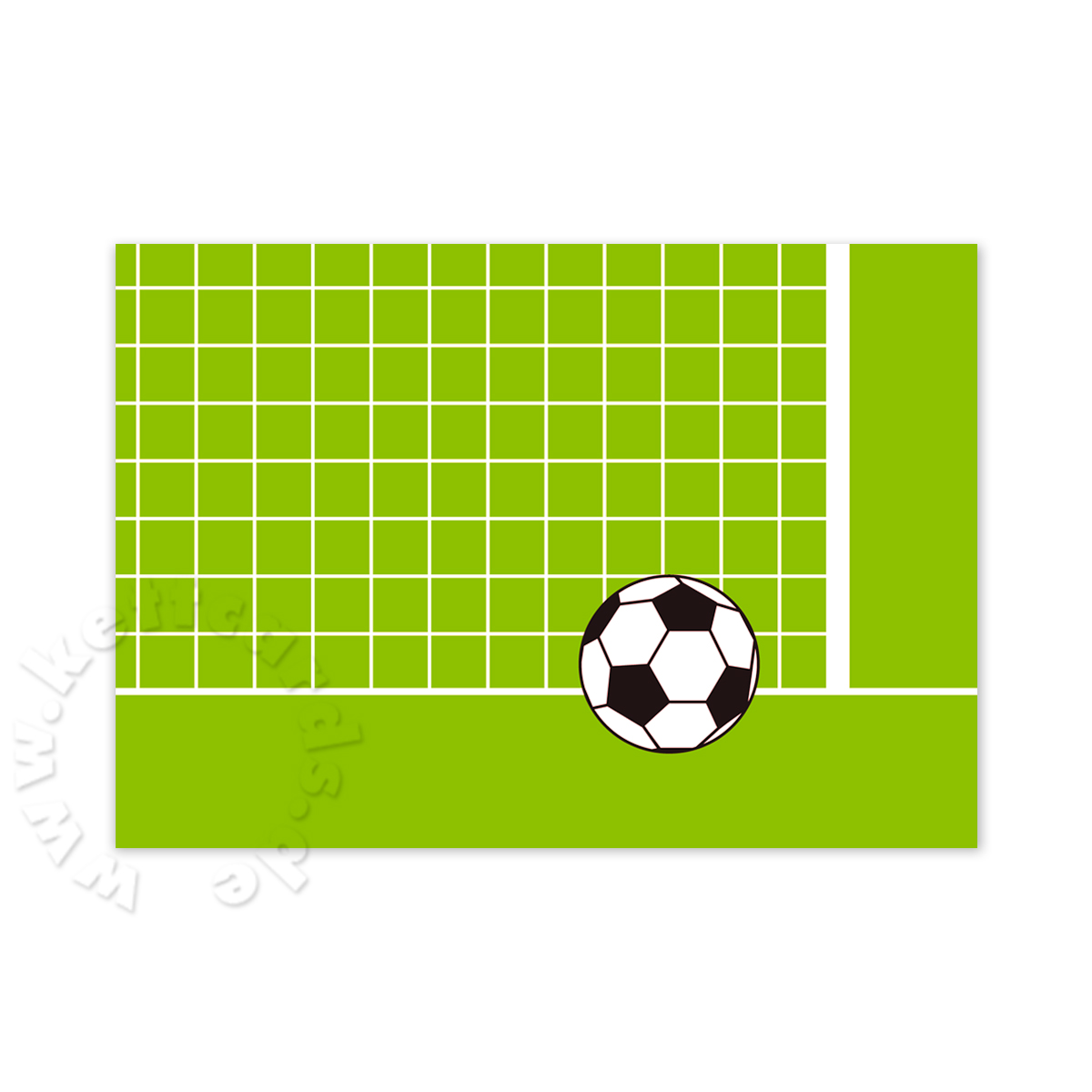 Fußball vor dem Tor, Fussballpostkarten