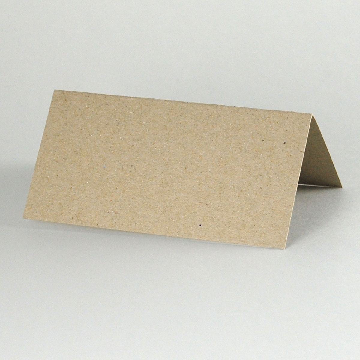 sandgraue blanko-Tischkärtchen, Gobi 100% Recycling, 5,5 x 11 cm
