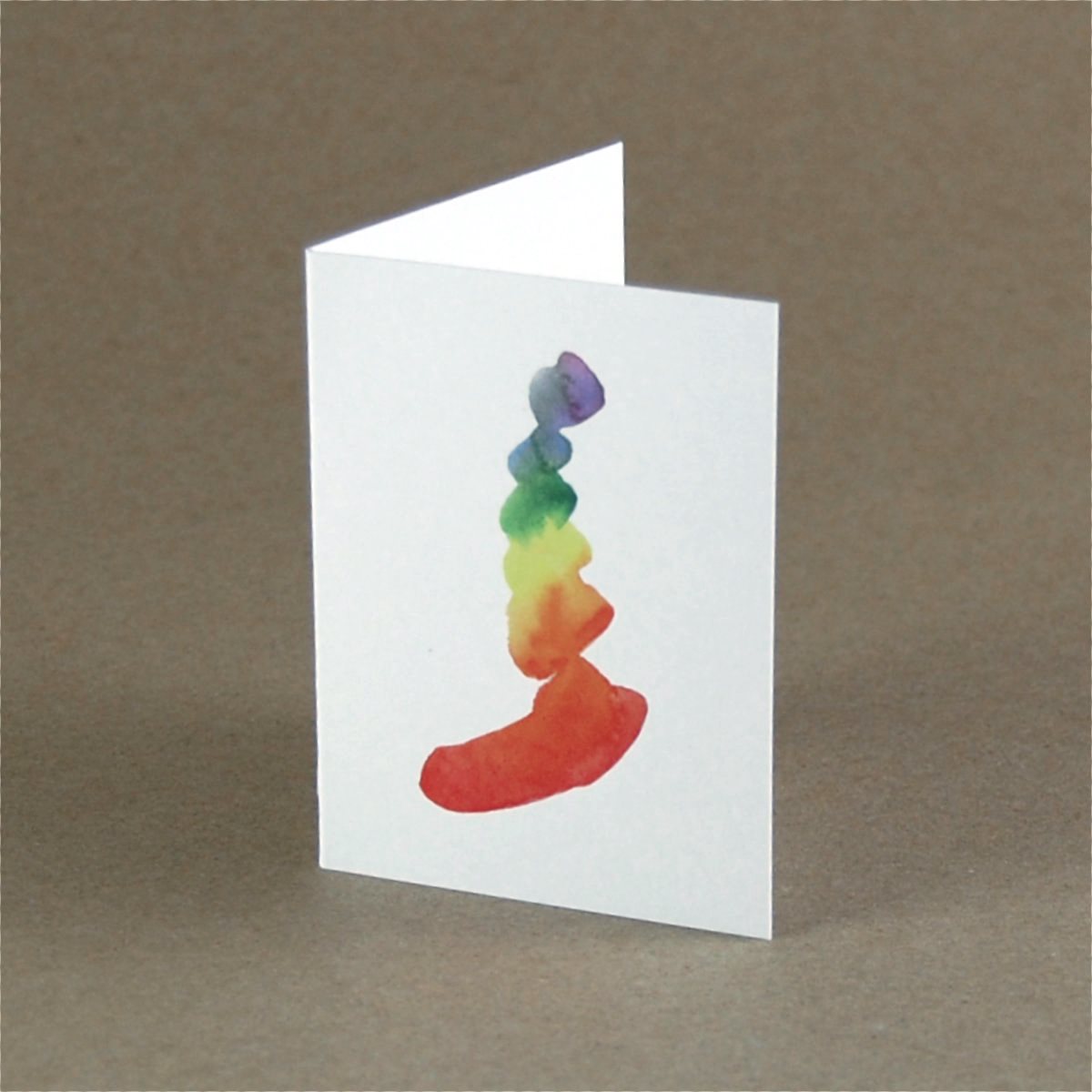 Minikarten mit Regenbogen