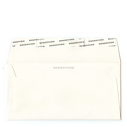cremefarbene Altpapier-Kuverts DIN lang, haftklebend