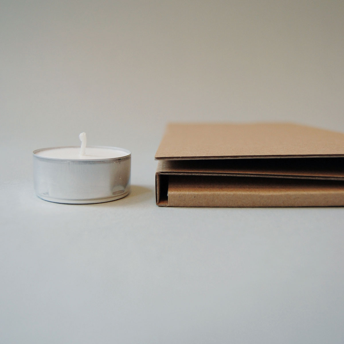 Design-Karten mit Teelichter