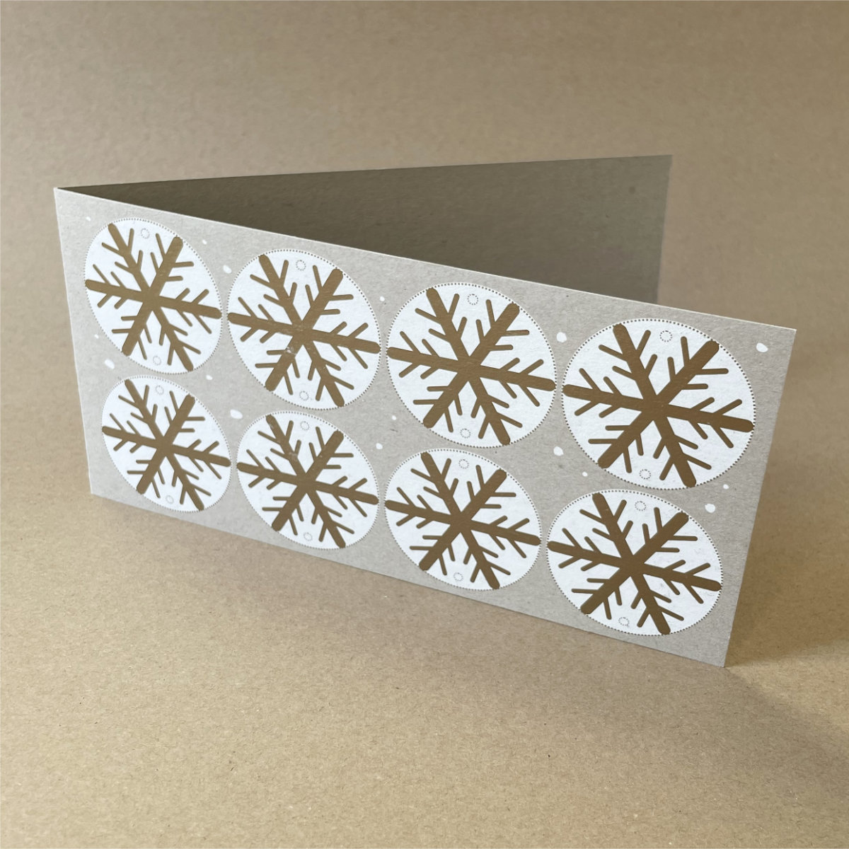 Schneegestöber, Weihnachtskarten zum Basteln