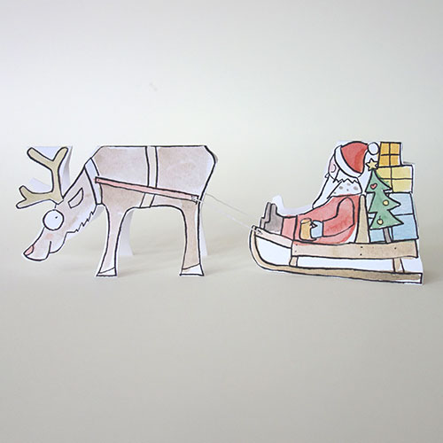Weihnachtskarten zum Basteln