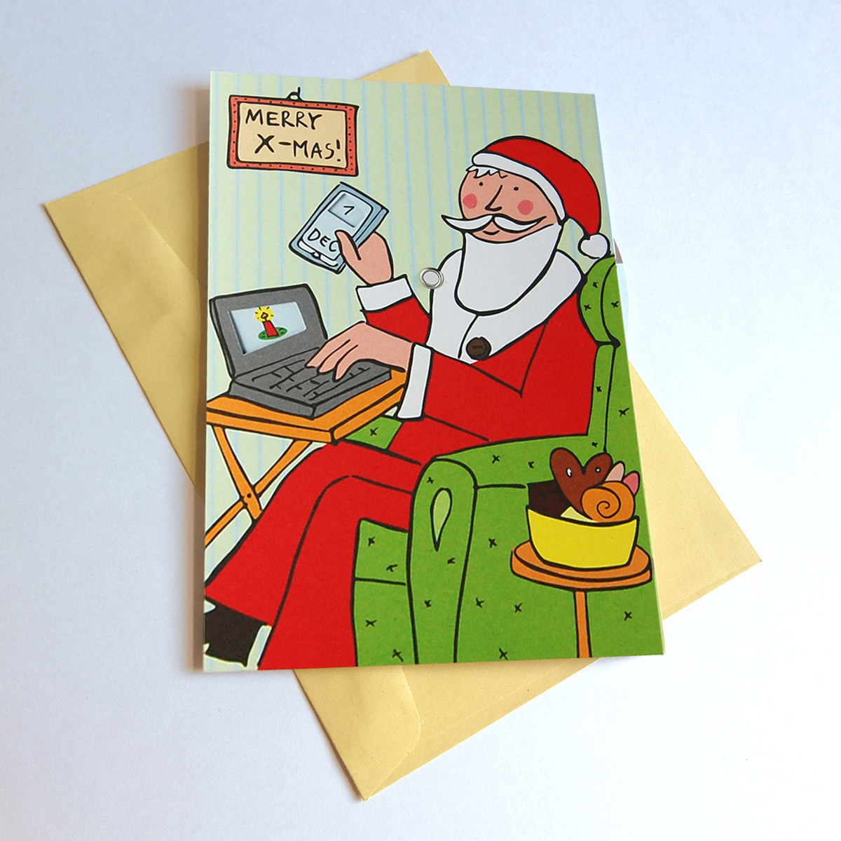 nachhaltige Adventskalender mit Recyclingumschlag
