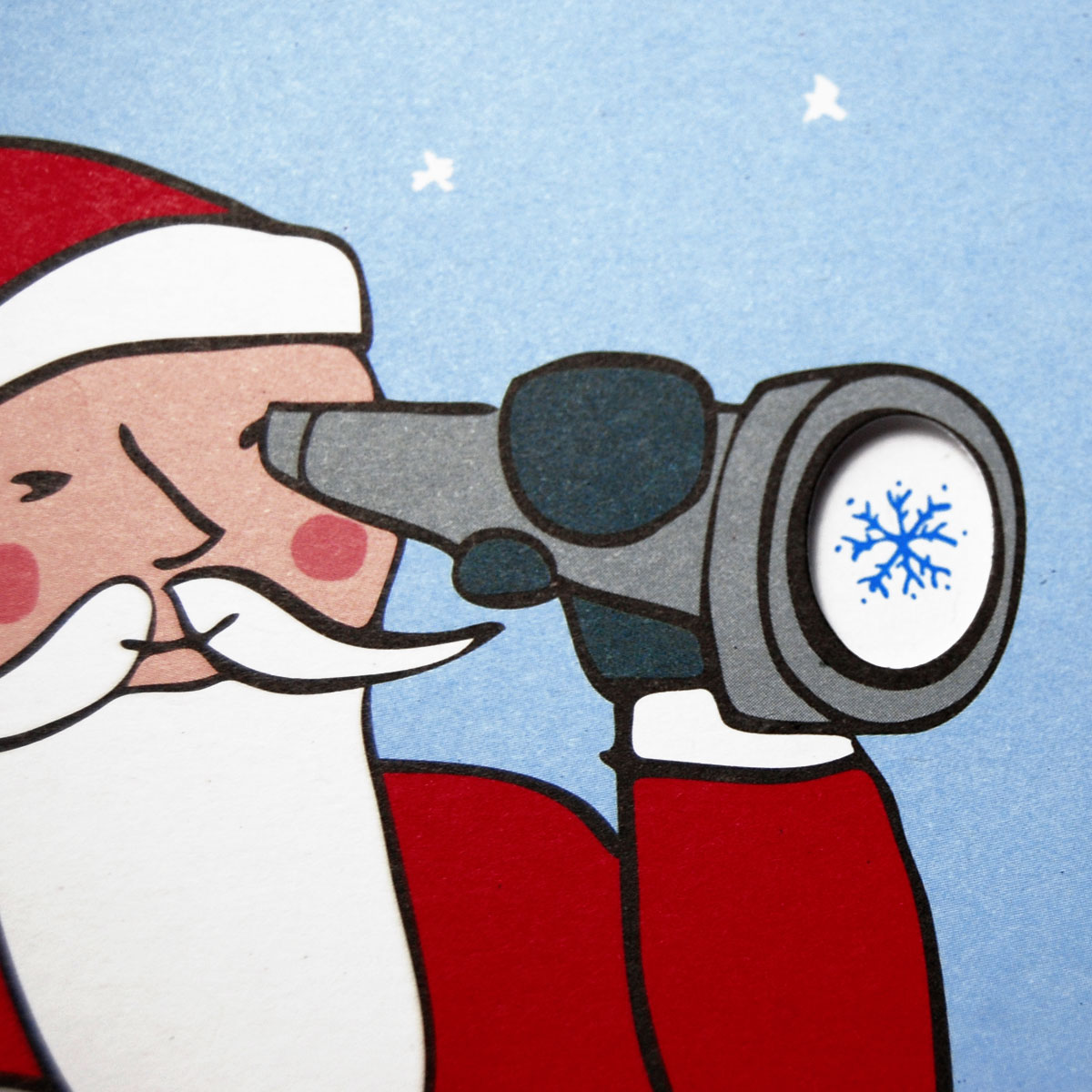 die erste Schneeflocke - origineller Adventskalender