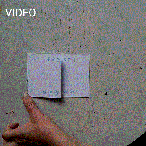 Frost! - Weihnachtskarten mit interessanter Faltung