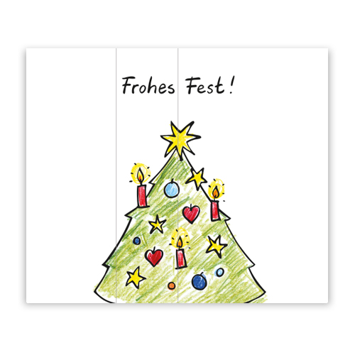 Frohes Fest! - Weihnachtskarten mit interessanten Effekten