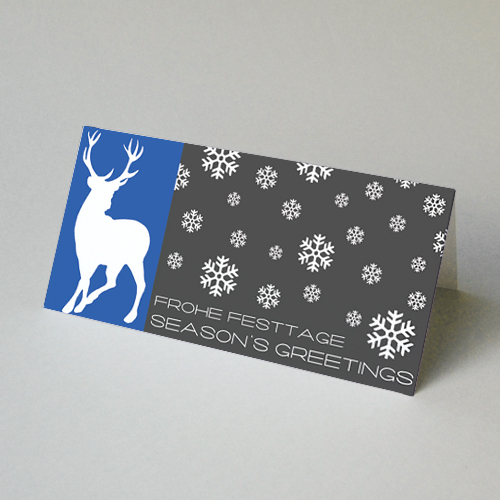 Frohe Festtage - Season´s Greetings, internationale Weihnachtskarten