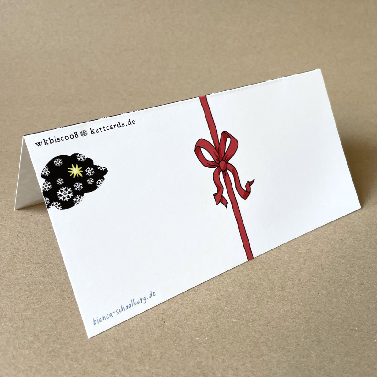 merry x-mas and a happy new year! Rückseite der Season´s Greetings