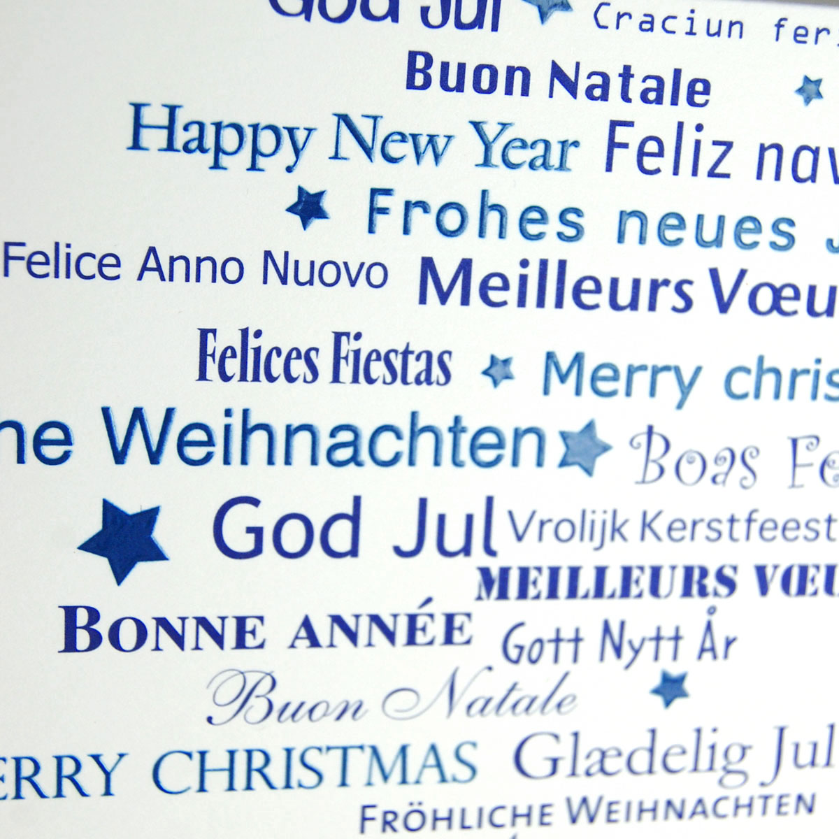 reduzierte Weihnachtskarten mit kleinen Macken