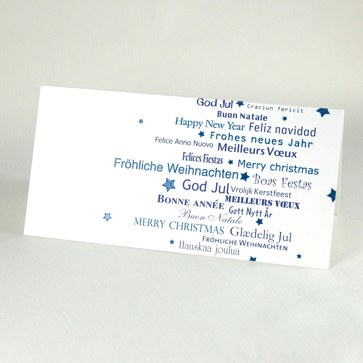 reduzierte Weihnachtskarten mit kleinen Macken