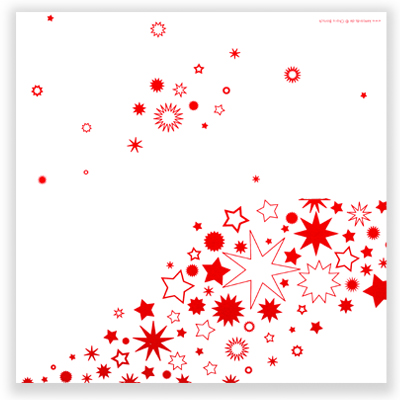rote Sterne - Weihnachtskarten mit mit UV-Relieflack