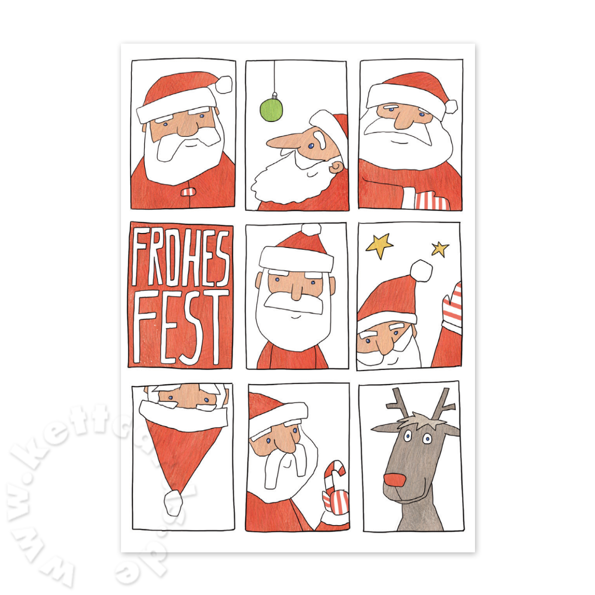 Frohes Fest, Weihnachtskarten