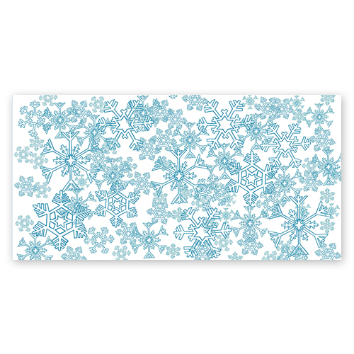 Schneegestöber, grafische Weihnachtskarten in Wunschfarben