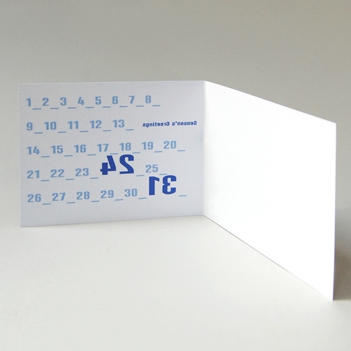 Season´s Greetings, typographische Winterkarten
