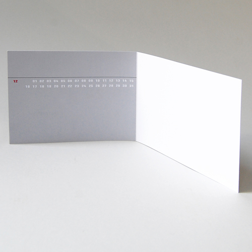 typographische Dezemberkarte