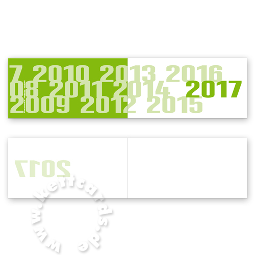 gr&uuml;ne Neujahrskarten