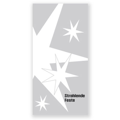 Weihnachtskarten, Strahlende Feste