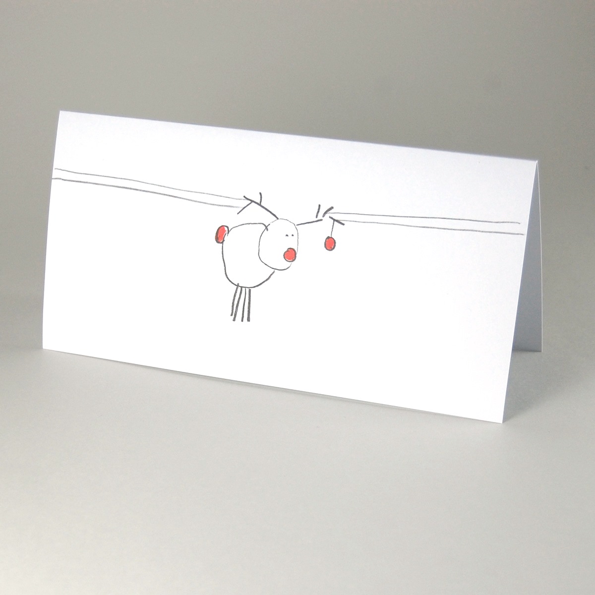 witzige Weihnachtskarten für die Elektrobranche