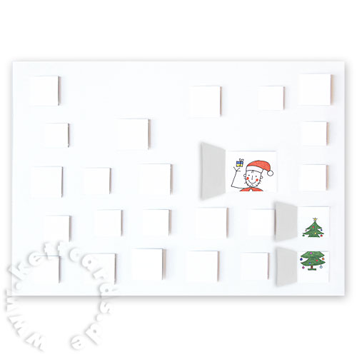 individueller Adventskalender in DIN A4