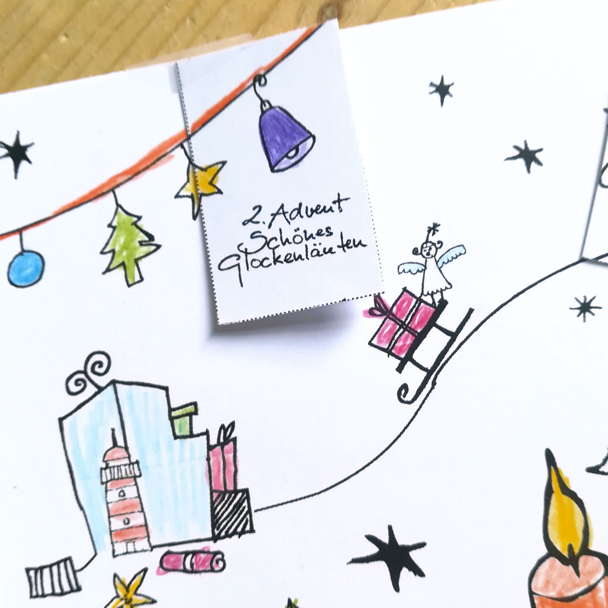 2. Advent - Glockenläuten - Adventskarten