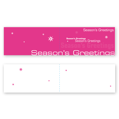 Season´s Greetings, Weihnachtskarten in Firmenfarben