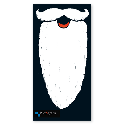 Bärte für alle, Weihnachtskarten mit Maske