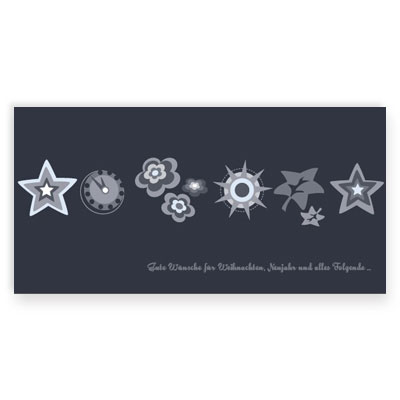 Gute Wünsche für Weihnachten, Neujahr und alles Folgende... WSeason´s Greetings