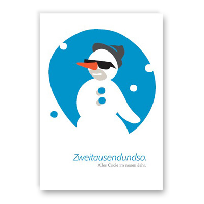  Zweitausendundso... Alles Coole im neuen Jahr, Neujahrskarten für Firmen
