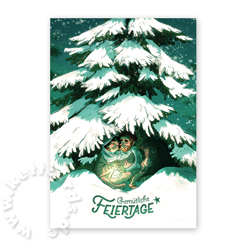 Gemütliche Feiertage, Weihnachtskarten