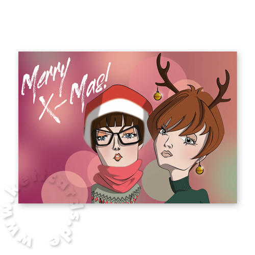 Merry X-MAS!, Weihnachtskarten