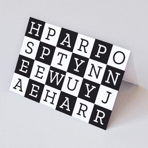 Design-Neujahrskarten: Happy New Year - Prost Neujahr