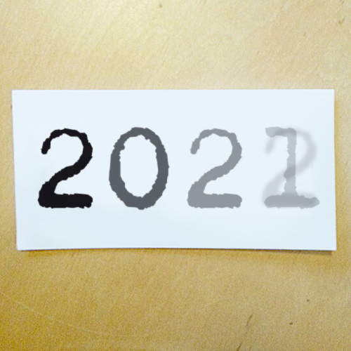 2021 / 2022, Designer-Neujahrskarten in Firmenfarben