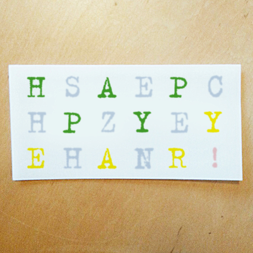 Design, Neujahrskarten: HAPPY YEAR - ...